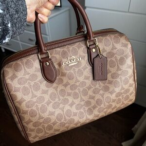 Coach Rowan Large Satchel Bag in Signature Canvas - Brand New ✨